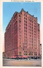 Allentown PA Pennsylvania Americus Hotel Downtown 1920s Vtg Postcard B37 picture
