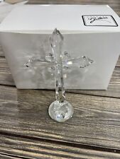 Crystal Galleria Cross Clear Shiny New In Box 5” Sparkle picture