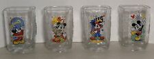 McDonald’s 2000 Walt Disney World Celebration Glasses Mickey Mouse Set Of 4 picture