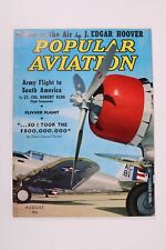 Vintage Popular Aviation Magazine August 1938 G-Men In The Air By J Edgar Hoover picture