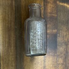 Antique Bottle Whittemore Boston French Gloss 3 OZ picture