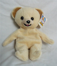 Snuggle Teddy Bear Plush Stuffed Animal Bean Bag Beanie 8” 1999 W/ Tag picture