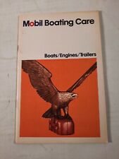Vtg 1968 Mobil Safety Afloat Pamphlet Oil Advertising Boat USA  picture