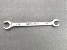 K-D USA 1/2 - 9 1/16 - 6 Point Flare Nut Line Wrench Vintage 60118 picture