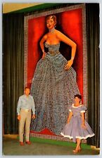 Postcard Silver Queen Painting With Silver Dollars Virginia City NV Posted 1968 picture