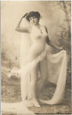 Early 1900's RPPC Postcard ~ Lovely Model Wearing a Full Body Cover ~ Unposted picture