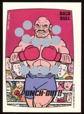 1989 Topps Nintendo BALD BULL Punch Out Trading Card Scratch Off Screen 6 picture