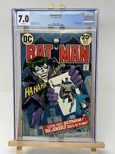 Batman #251 CGC 7.0 White Pages Classic Cover Neal Adams Joker picture