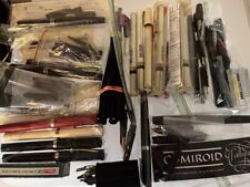 Lot of Vintage Dip Pen Inkwell Calligraphy Nibs--pens, Instructional Manuals picture