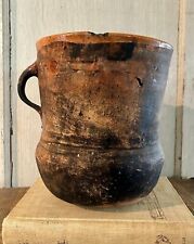 Antique 19th-Century Mexican Pottery Large Jug picture