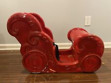 Vintage Chuck E. Cheese’s Carousel Sleigh Merry Go Round Ride Showbiz Show Parts picture