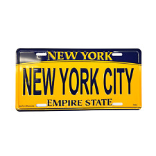 NEW YORK CITY License Plate for Art, Gift and Souvenir, Embossed Aluminum Plate picture