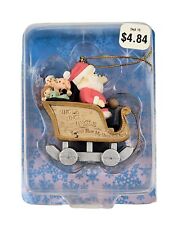 Vintage Rare Enesco Santa Sleigh and Island Misfit Toys Ornament picture