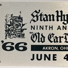 1966 Antique Auto Show Old Cars Days Stan Hywet Hall & Gardens Akron Ohio Plaque picture