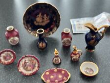 DISCOUNTED - French LIMOGES Vintage Decorative Porcelain LOT 11 Pieces picture
