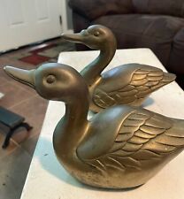 Two Brass Ducks Vintage picture