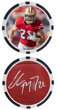 CHRISTIAN MCCAFFREY - SAN FRANCISCO 49ERS - POKER CHIP -  ***SIGNED/AUTO*** picture