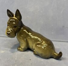 Vintage Lomonosov Scottish Terrier Dog Russian Porcelain Figurine picture
