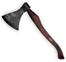 Forged Iron Steel Viking Saga Traditional Wooden Battle Axe: Authentic Design picture