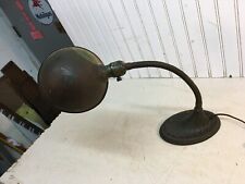 Vin Flexable Goose Neck Desk Lamp Cast Iron Base 1940s  picture