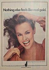 1980 Karat Gold Jewelry Ad - Nothing Else Feels Like 80s Woman Fashion  picture