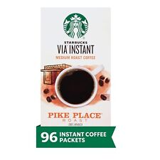 Starbucks VIA Instant Coffee Medium Roast Packets Pike Place Roast  100% Arabica picture