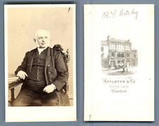 Reverend R.S. Hardy, Methodist Church CDV, Appleton & Co., Bradford. V Card picture