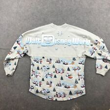 Disney Spirit Jersey Womens XS 2021 Mickey Mouse Ski Lodge Christmas Over Sized picture