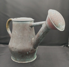 Vntg Copper Garden Watering Can Décor -ONLY- Gorgeous Patina Lots of Character picture