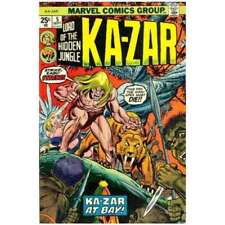 Ka-Zar #5  - 1974 series Marvel comics Fine (stamp included) [l picture