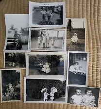 Children/Babies/Kids: Lot of 25 Vtg 1940s-1950s Era OOAK B&W Snapshot Photos B1 picture