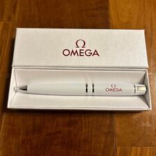 Omega Ballpoint Pen White Box Novelty For Watch Rare New Original Gift Japan picture