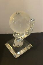 Austrian  Crystal Hand w/Spinning Globe. Have the world in the palm of your hand picture