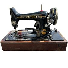 Vintage Portable Electric Singer Sewing Machine with Case - AB 159217 picture
