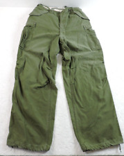 Vtg 50s US Army M-1951 Field Trousers Large Long Cargo Pants Fulton Trouser picture