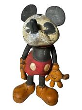 1930's Sieberling Rubber Mickey Mouse Pie-eyed Figure Toy Disney picture