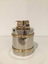 GUCCI 1970s CLASSIC RARE TABLE LIGHTER WITH GOLD-PLATED ROPE DESIGN GUCCI SIGNED picture