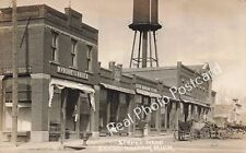 RPPC Grand Meadow Minnesota Zabel & Peyton, Schleiger Drugs Vintage Postcard picture