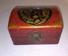 Oriental Dragon & Phoenix Wood Box picture