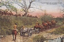 Fort Sill, OKLAHOMA - Battery of 4.7-Inch Guns on the March picture