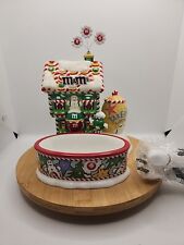 DEPARTMENT 56 59334 M & M'S CHRISTMAS BAKERY LIGHTED HOUSE & CANDY DISH 2004 NEW picture