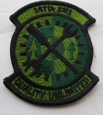UNITED STATES AIR FORCE U.S.A.F. 34th EMS QUALITY UNLIMITED PATCH picture