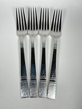 GORHAM Japan 18/8 BALUSTER Hammered Stainless Silver Flatware Four Forks 8” picture