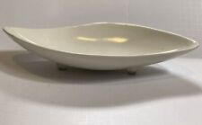 Cal-Art Midcentury Modern California Art Pottery MCM White Console Bowl #99 12” picture