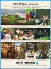 1984 Rums of Puerto Rico It's What's Happening Monterey CA Pebble Beach Photo Ad picture