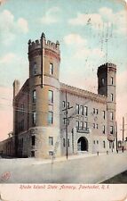 Pawtucket RI Rhode Island State Armory Medieval Army Defense Vtg Postcard A47 picture