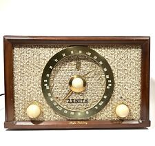 Zenith Y832 Tube Radio AM/FM Vintage Wooden High Fidelity Super Works Tested VGC picture