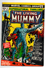 Supernatural Thrillers #5 - 1st appearance The Living Mummy - KEY - 1973 - VG picture