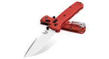 Benchmade Mini Bugout AXIS Lock Knife Mesa Red Grivory (2.82
