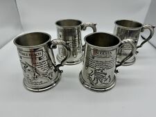 Pewter Tankards- Made In Sheffield Famous Golf Courses- ***READ DESCRIPTION*** picture